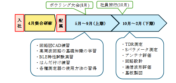 私が4月から約1年間、WTIで経験したことを下図にまとめます。